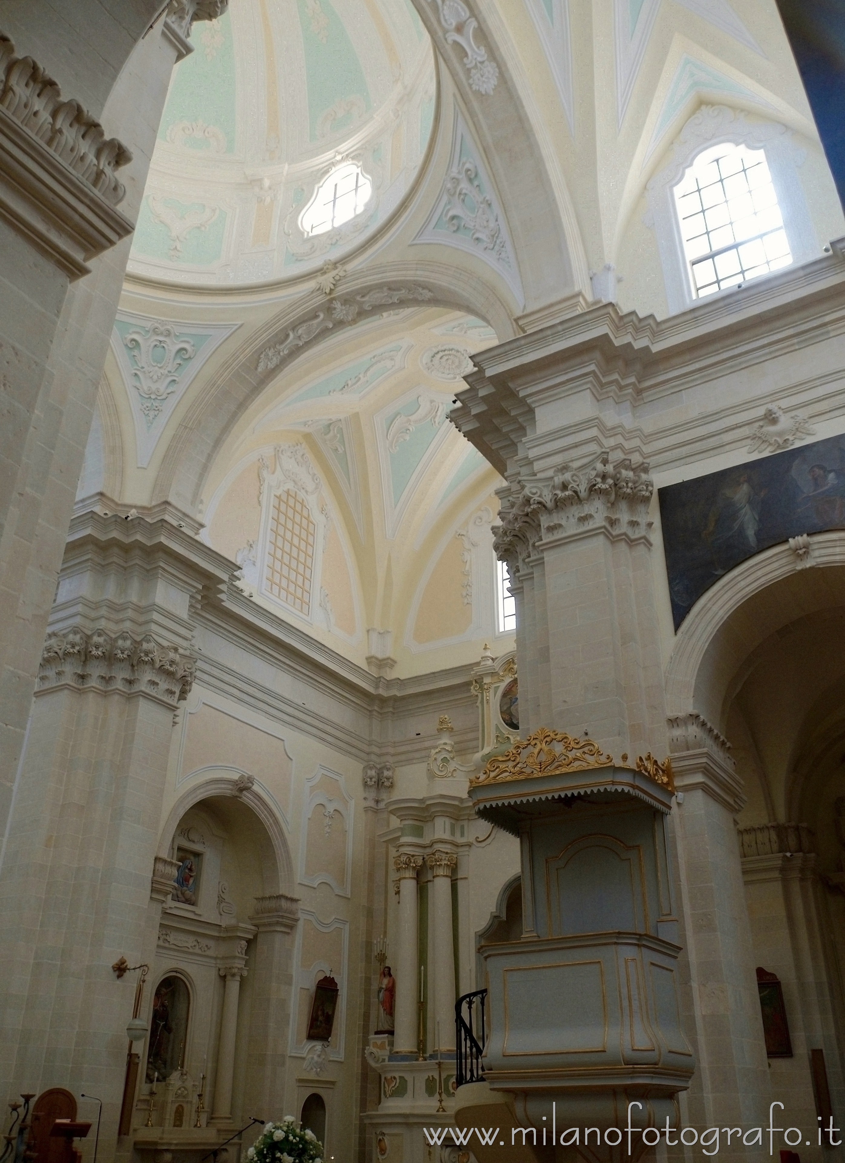 Uggiano La Chiesa (Lecce, Italy) - Detail of the interior of the Church of Santa Maria Maddalena